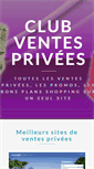 Mobile Screenshot of clubventesprivees.com